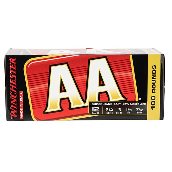 WIN AA SUPER HANDICAP 12GA 1-1/8OZ #7.5 100/2 - Sale